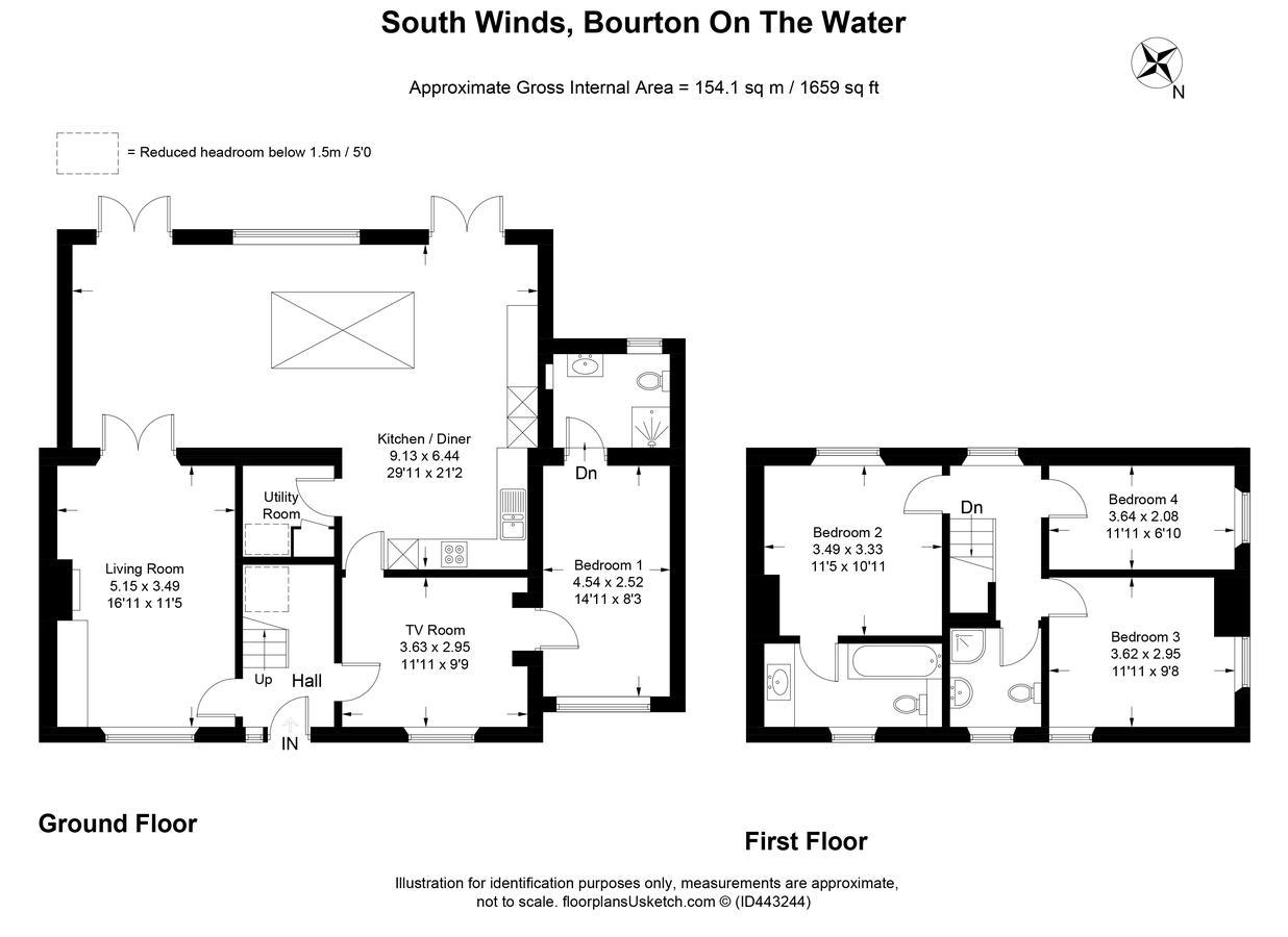 Villa South Winds Bourton-on-the-Water Esterno foto